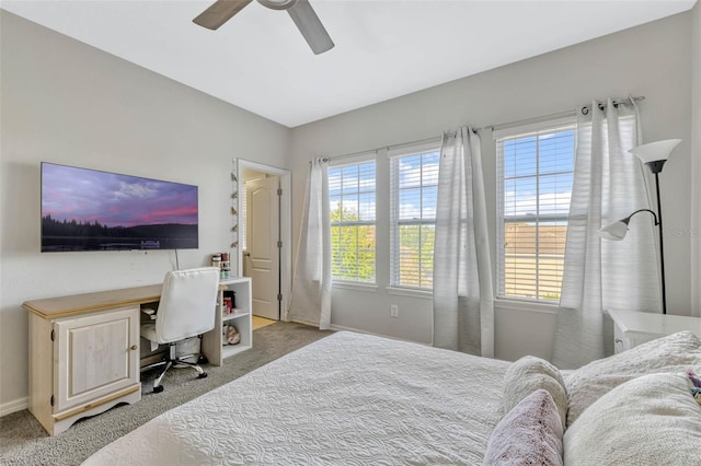 861 Taramundi Dr, Oviedo, FL 32765 - bedroom with baseboards, carpet flooring, and ceiling fan
