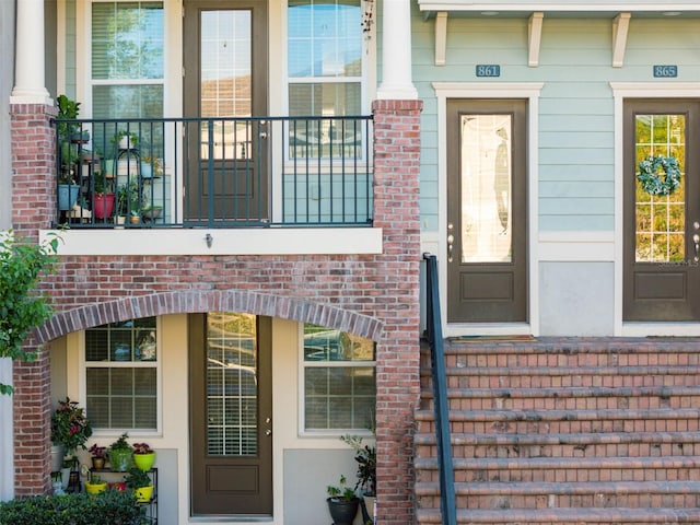 861 Taramundi Dr, Oviedo, FL 32765 - property entrance featuring brick siding