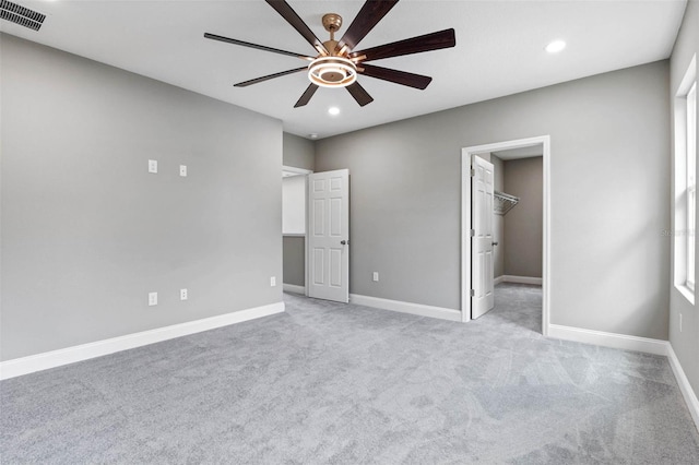 3 Orange Blossom Dr, Eustis, FL 32726 - unfurnished bedroom featuring recessed lighting, carpet floors, visible vents, and baseboards