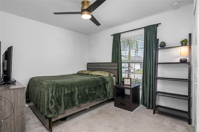 4094 San Clemente Ct, North Fort Myers, FL 33917 - bedroom with carpet flooring and a ceiling fan