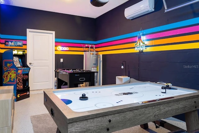 1013 Leader St, Davenport, FL 33896 - recreation room with electric water heater and a wall mounted AC