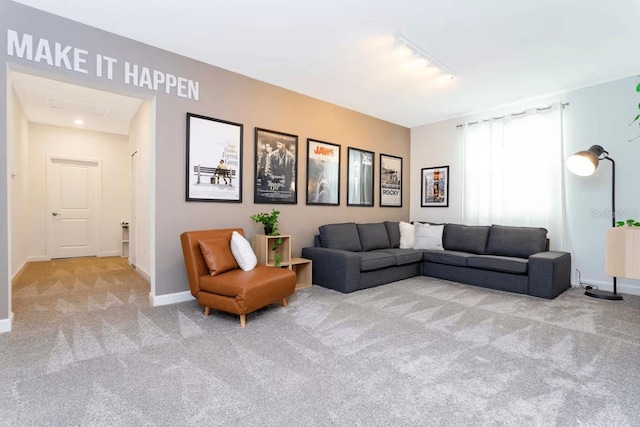 1013 Leader St, Davenport, FL 33896 - carpeted living room with baseboards