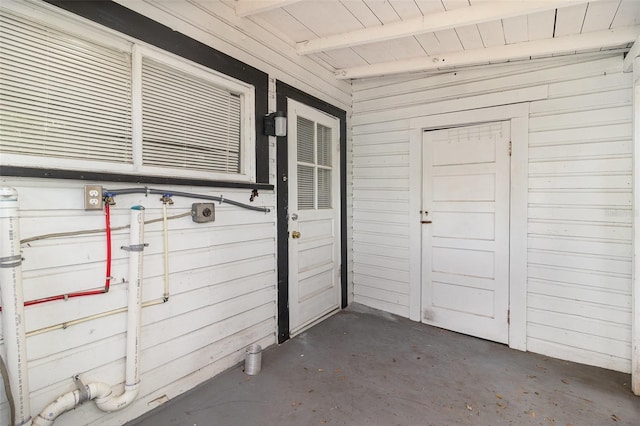 view of exterior entry