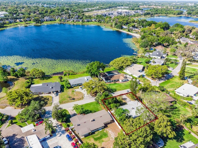 505 Lake Shore Dr, Maitland, FL 32751 - aerial view featuring a residential view and a water view