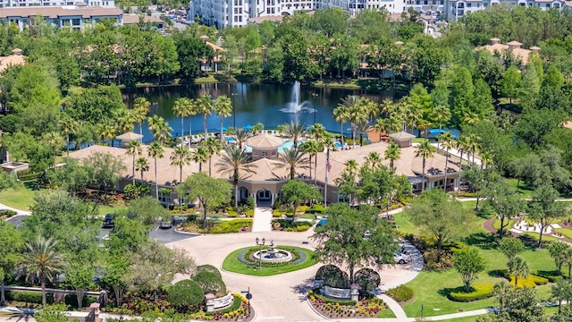 8296 Portofino Dr Unit 405, Davenport, FL 33896 - bird's eye view featuring a water view