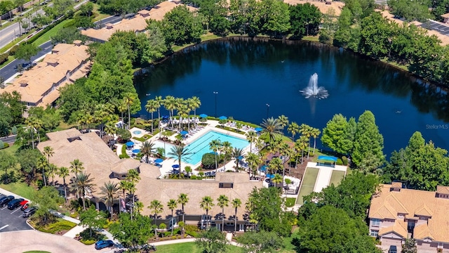 8296 Portofino Dr Unit 405, Davenport, FL 33896 - birds eye view of property with a water view
