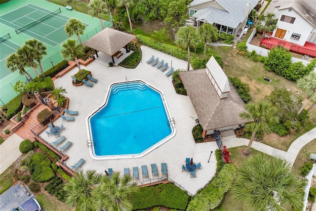 bird's eye view