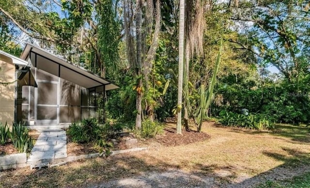 2902 Little Rd, Valrico, FL 33596 - view of yard with a sunroom