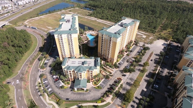 8112 Poinciana Blvd Unit 1809, Orlando, FL 32821 - bird's eye view with a wooded view and a water view