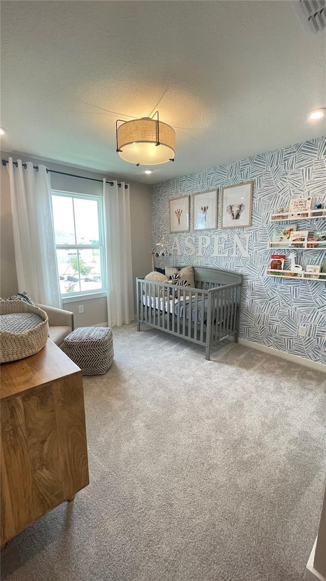bedroom with carpet flooring