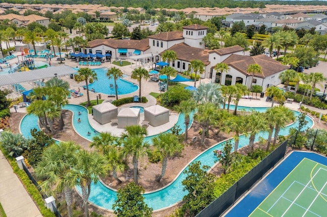 2432 Tangier Dr, Kissimmee, FL 34747 - aerial view with a residential view