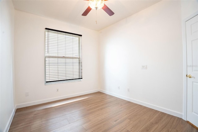 7264 Hawksnest Blvd, Orlando, FL 32835 - spare room featuring ceiling fan and light wood-style flooring