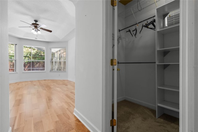 1803 Glenbay Ct, Windermere, FL 34786 - spacious closet featuring ceiling fan and wood finished floors