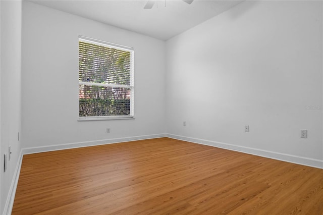 1803 Glenbay Ct, Windermere, FL 34786 - unfurnished room with a ceiling fan, baseboards, and light wood-style floors