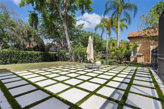 1803 Glenbay Ct, Windermere, FL 34786 - view of patio / terrace with fence