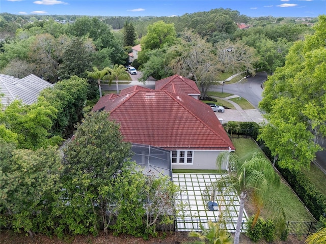 1803 Glenbay Ct, Windermere, FL 34786 - bird's eye view with a wooded view