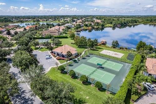 1803 Glenbay Ct, Windermere, FL 34786 - bird's eye view with a water view