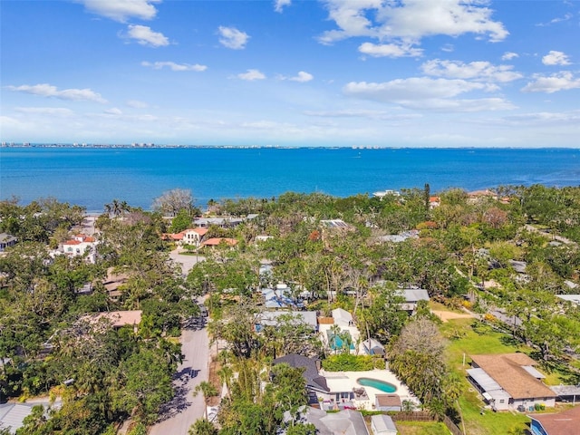 913 Tennessee Ln, Sarasota, FL 34234 - aerial view of residential area with a large body of water