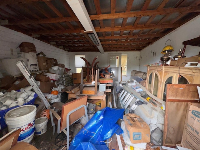 view of storage