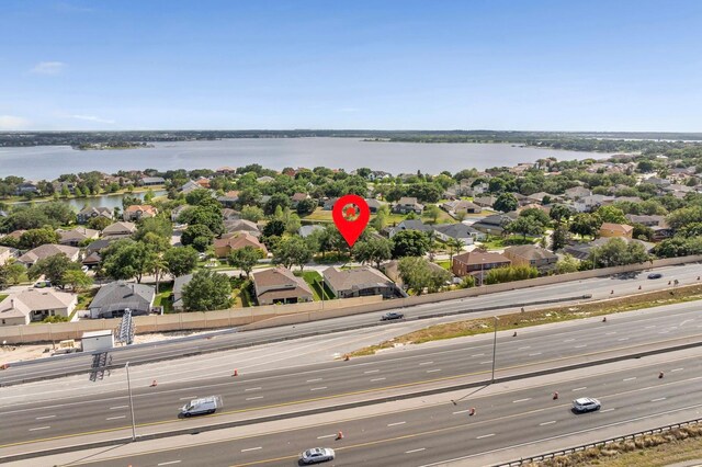235 Largovista Dr, Oakland, FL 34787 - birds eye view of property with a water view and a residential view