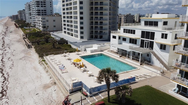 5203 S Atlantic Ave Unit 416B, New Smyrna Beach, FL 32169 - community pool with a city view