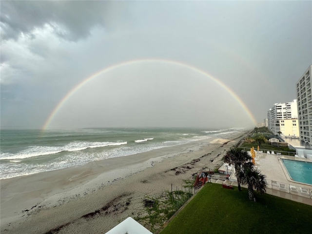 5203 S Atlantic Ave Unit 416B, New Smyrna Beach, FL 32169 - water view with local beach