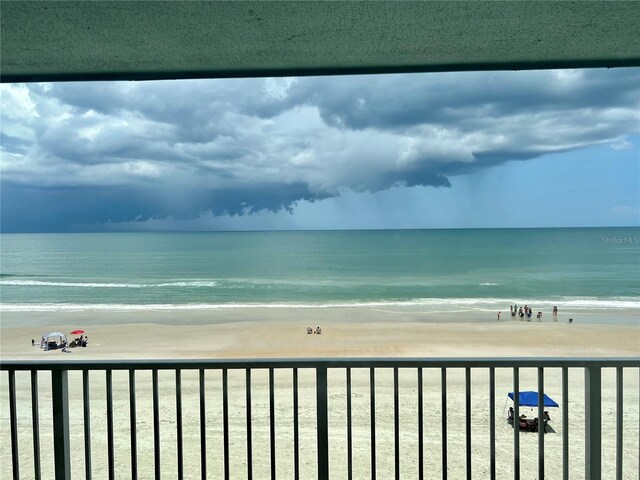 5203 S Atlantic Ave Unit 416B, New Smyrna Beach, FL 32169 - water view with nearby beach