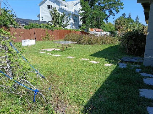 316 Country Club Dr, Oldsmar, FL 34677 - view of yard with fence
