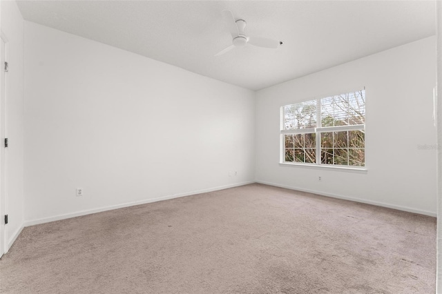 4897 Cypress Woods Dr Unit 6314, Orlando, FL 32811 - spare room with baseboards, a ceiling fan, and carpet flooring