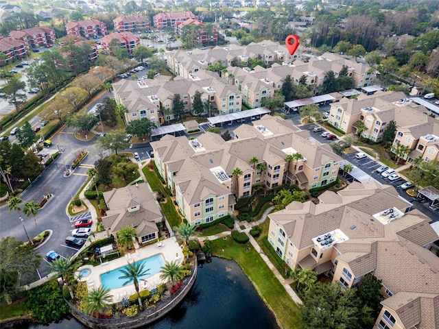 4897 Cypress Woods Dr Unit 6314, Orlando, FL 32811 - bird's eye view featuring a water view and a residential view
