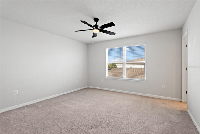 6165 Juneberry Way, Winter Garden, FL 34787 - empty room featuring baseboards, a ceiling fan, and light colored carpet
