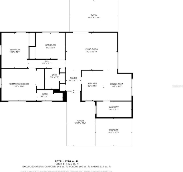 view of layout