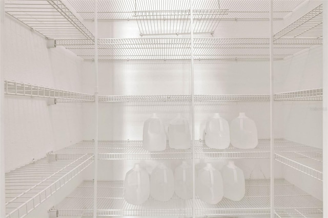 view of storage area
