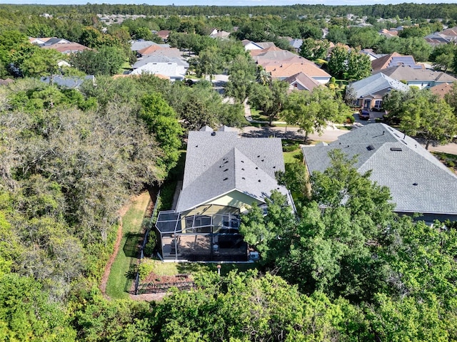 bird's eye view featuring a residential view