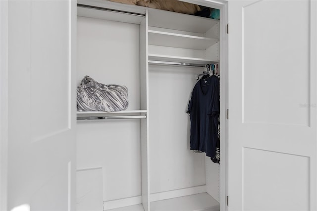 view of closet
