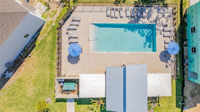 drone / aerial view
