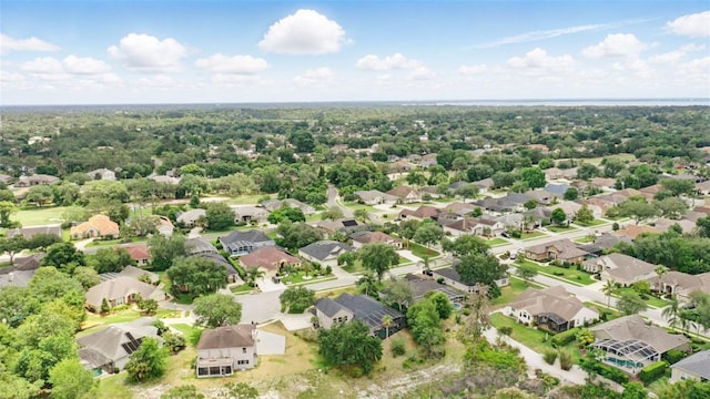 aerial perspective of suburban area