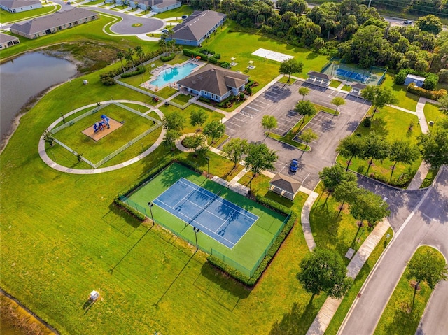 8137 Merano Ave, Fort Pierce, FL 34951 - aerial view featuring a water view