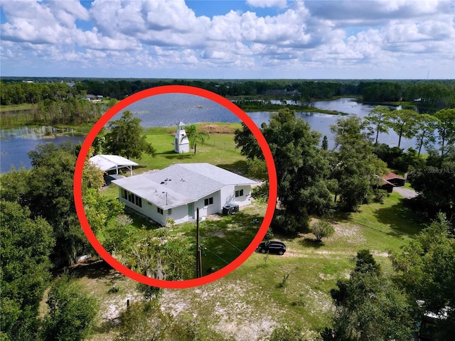 407 Sheryl Dr, Deltona, FL 32738 - bird's eye view featuring a water view
