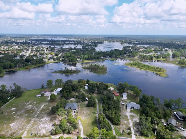 407 Sheryl Dr, Deltona, FL 32738 - drone / aerial view featuring a water view