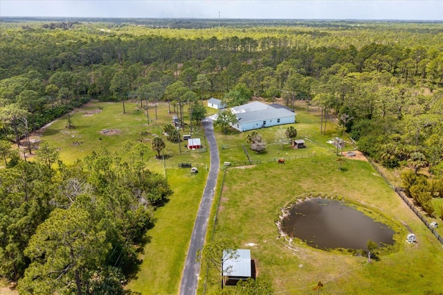 4556 Serna Ave, Malabar, FL 32950 - aerial view of a forest and a nearby body of water