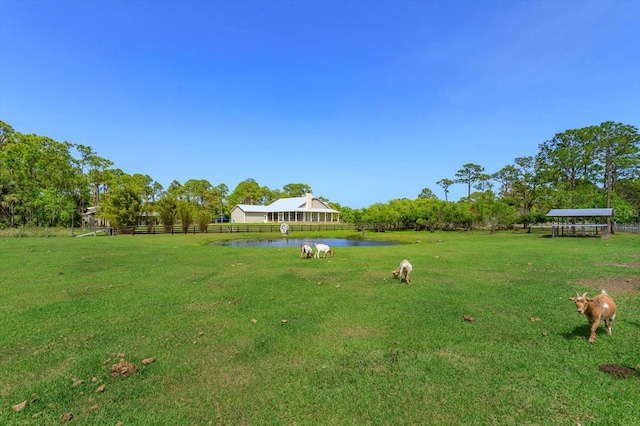 4556 Serna Ave, Malabar, FL 32950 - view of yard featuring a water view