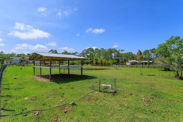 4556 Serna Ave, Malabar, FL 32950 - view of yard with a gazebo