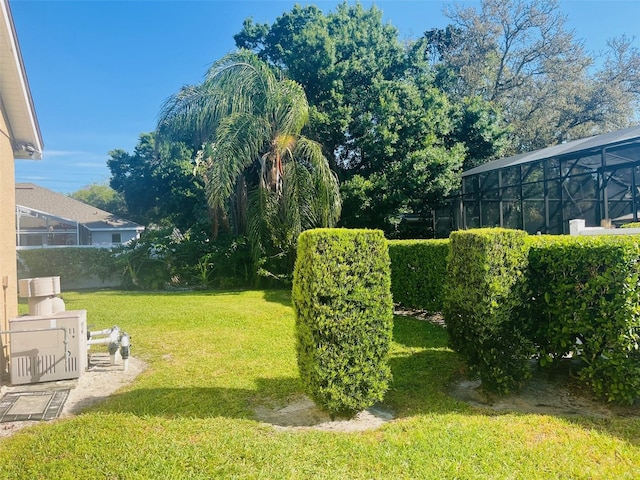 702 Palenci Ct, Winter Springs, FL 32708 - view of yard with a lanai