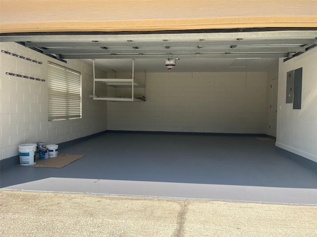 702 Palenci Ct, Winter Springs, FL 32708 - garage featuring a garage door opener and electric panel