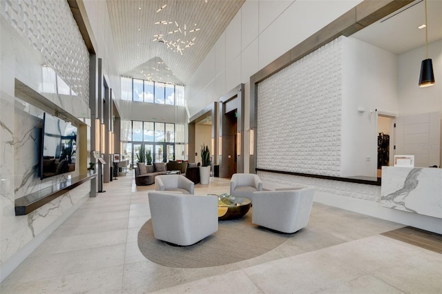 15865 Key Biscayne Ln, Loxahatchee, FL 33470 - lobby featuring high vaulted ceiling