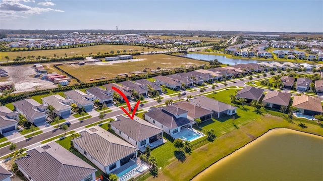 15865 Key Biscayne Ln, Loxahatchee, FL 33470 - aerial view of residential area featuring a nearby body of water