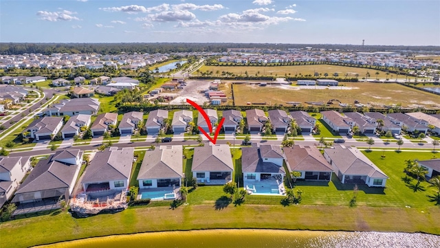 15865 Key Biscayne Ln, Loxahatchee, FL 33470 - aerial view of residential area featuring a large body of water