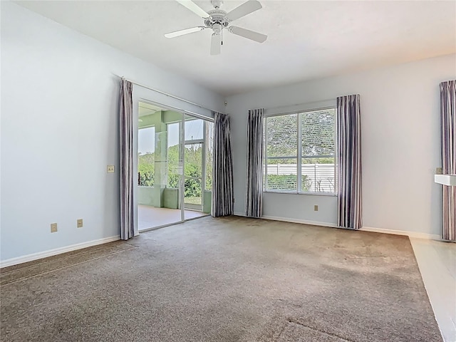 1157 Valley Creek Run, Winter Park, FL 32792 - carpeted empty room featuring baseboards and a ceiling fan