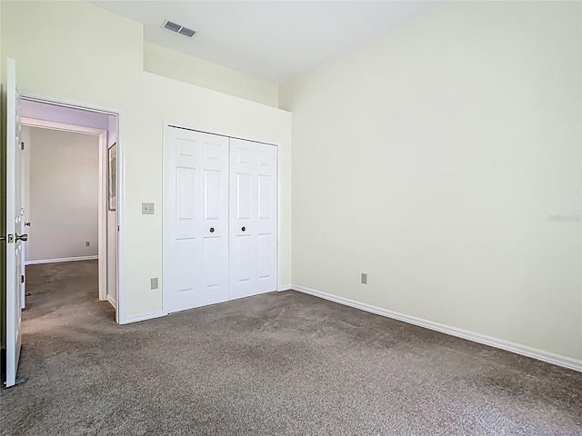 1157 Valley Creek Run, Winter Park, FL 32792 - unfurnished bedroom featuring baseboards, visible vents, and a closet